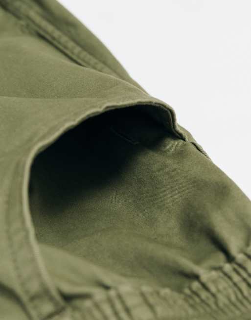 ASOS ADAPTIVE relaxed tapered trousers in khaki, 7 of 10