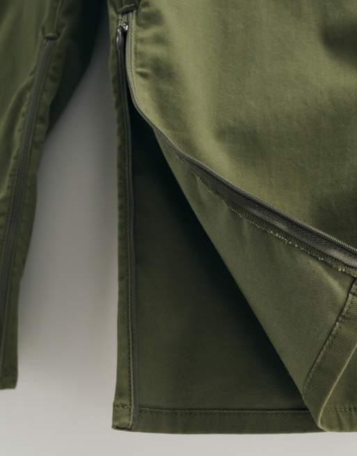 ASOS ADAPTIVE relaxed tapered trousers in khaki, 9 of 10