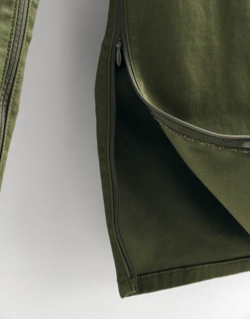 ASOS ADAPTIVE relaxed tapered trousers in khaki, 6 of 7