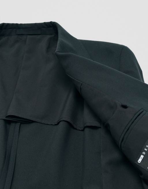ASOS ADAPTIVE slim suit jacket in black, 3 of 5