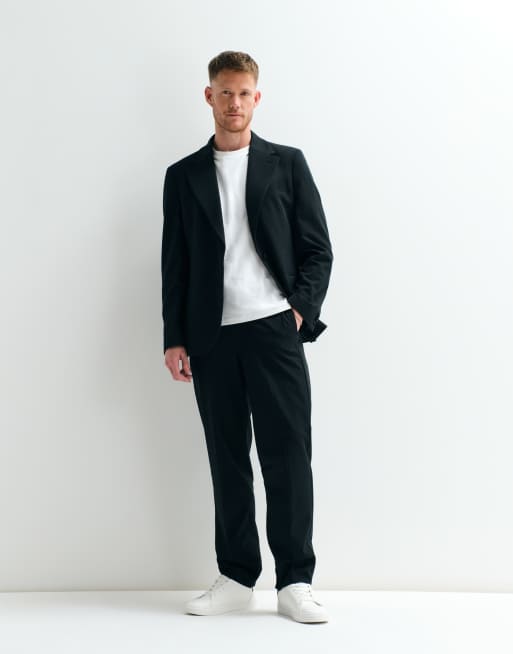 ASOS ADAPTIVE slim suit jacket in black, 2 of 8