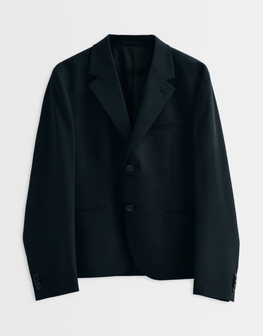 ASOS ADAPTIVE slim suit jacket in black, 6 of 8