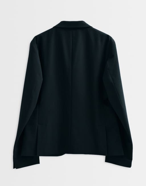 ASOS ADAPTIVE slim suit jacket in black, 8 of 8