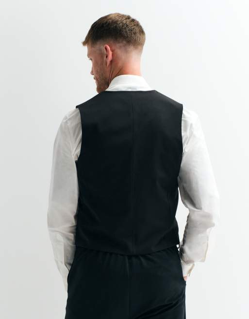 ASOS ADAPTIVE waistcoat in black, 4 of 8