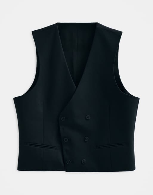 ASOS ADAPTIVE waistcoat in black, 6 of 8