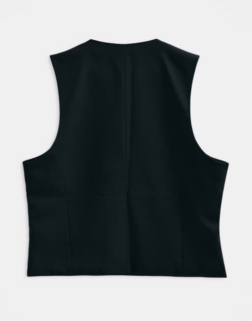 ASOS ADAPTIVE waistcoat in black, 7 of 8