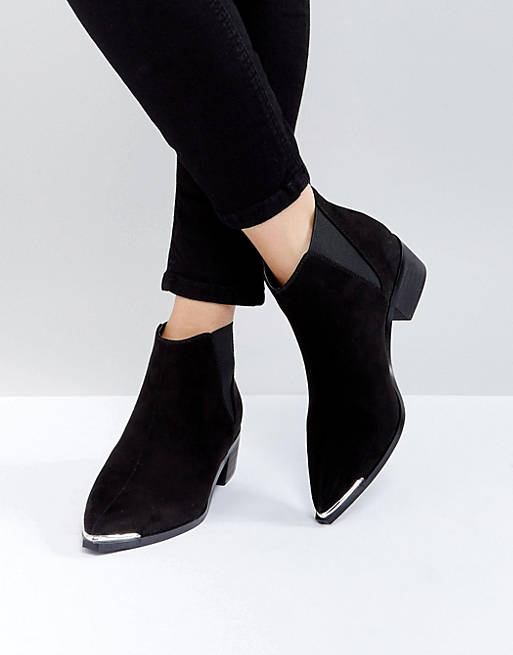 ASOS ADMISSION Pointed Ankle Boots