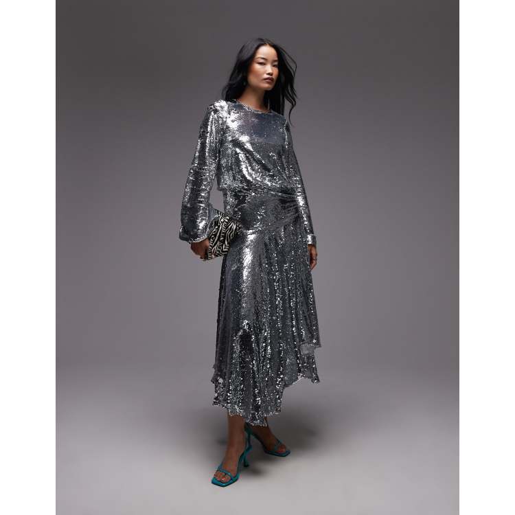 slim fit dress slacks Silver main image 1