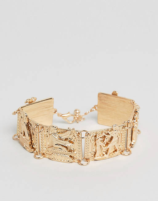 ASOS – Armband mit ägyptischem Design in Gold