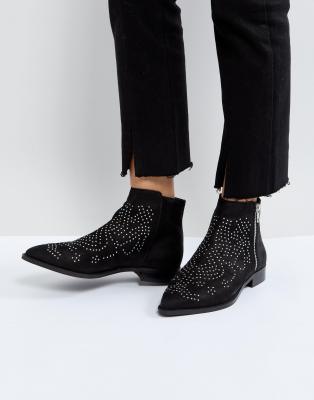 studded ankle boots asos