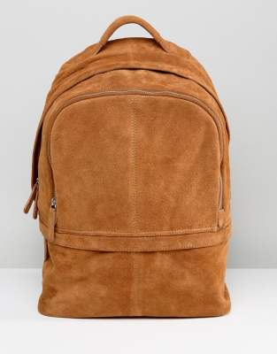 suede backpack