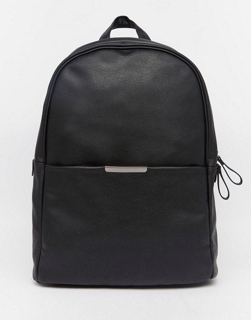 ASOS | ASOS Backpack With Metal Tab
