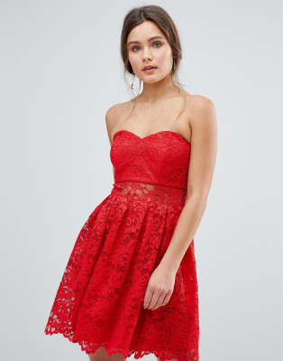 asos bandeau dress