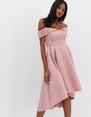 asos bardot cold shoulder