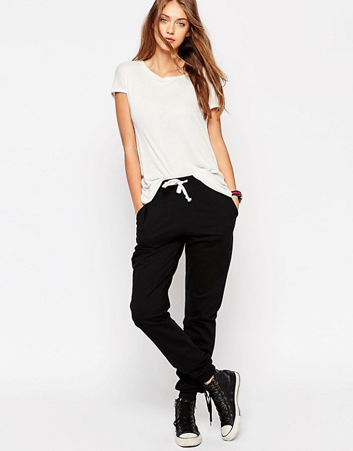 ASOS Basic Joggers with Contrast Tie