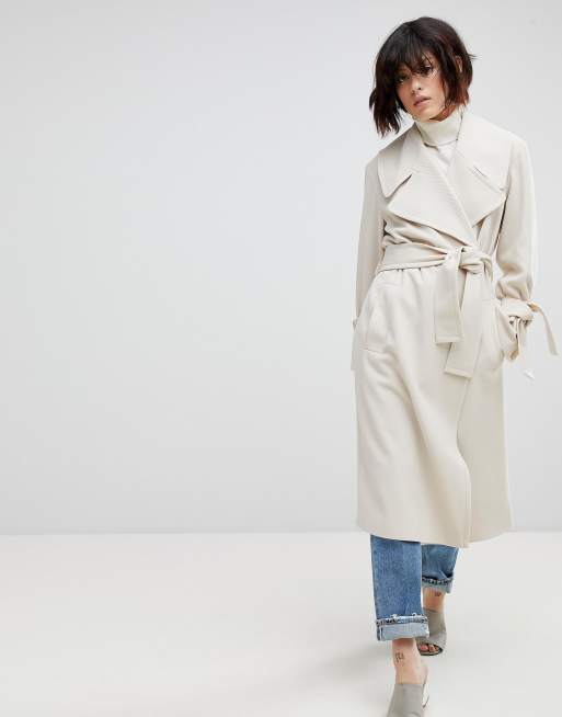 asos long womens coat