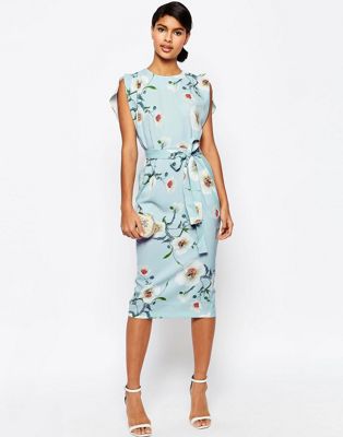 floral occasion dress