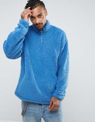 oversized half zip pullover