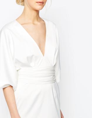 asos kimono wedding dress