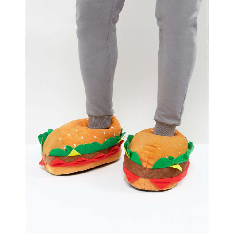 Kids on sale burger slippers