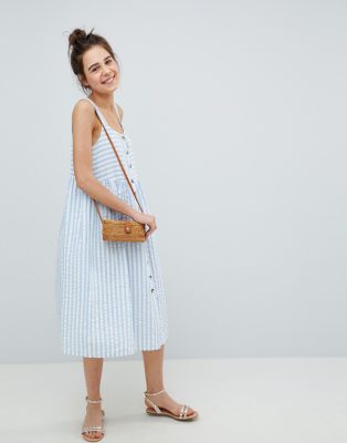 asos seersucker dress