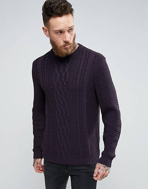 ASOS Cable Jumper in Soft Yarn