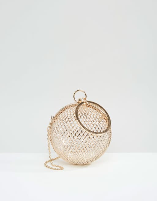 ASOS Cage Sphere Clutch Bag