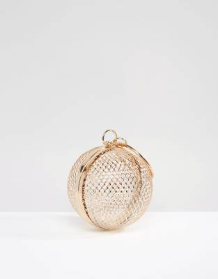 asos gold bag