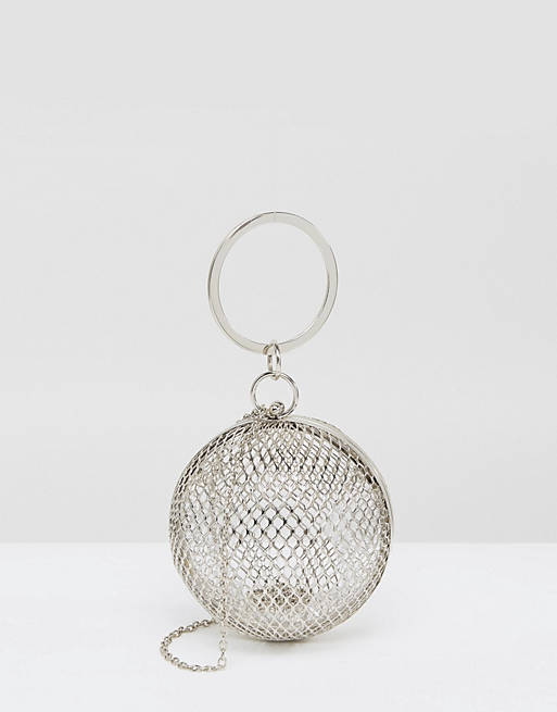 ASOS Cage Sphere Clutch Bag