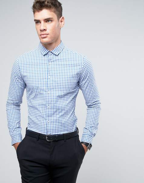 ASOS - Camicia elegante skinny a quadretti - view 1