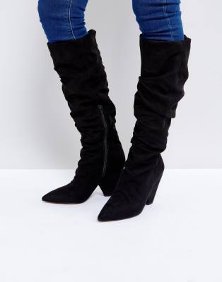 ruched boots