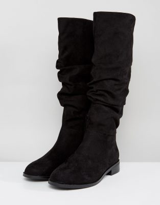 slouch knee high boots uk