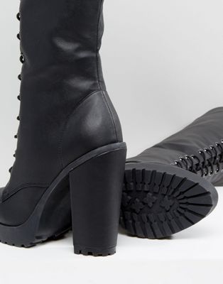 caprice lace up boots