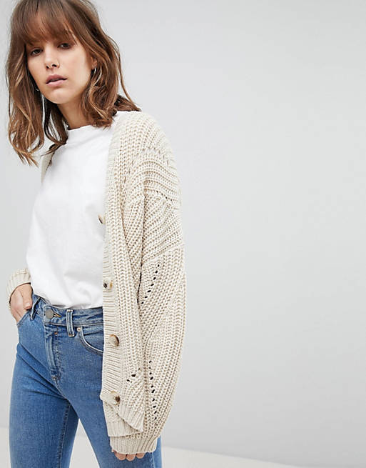 ASOS Cardigan in Chunky Oversized Fit
