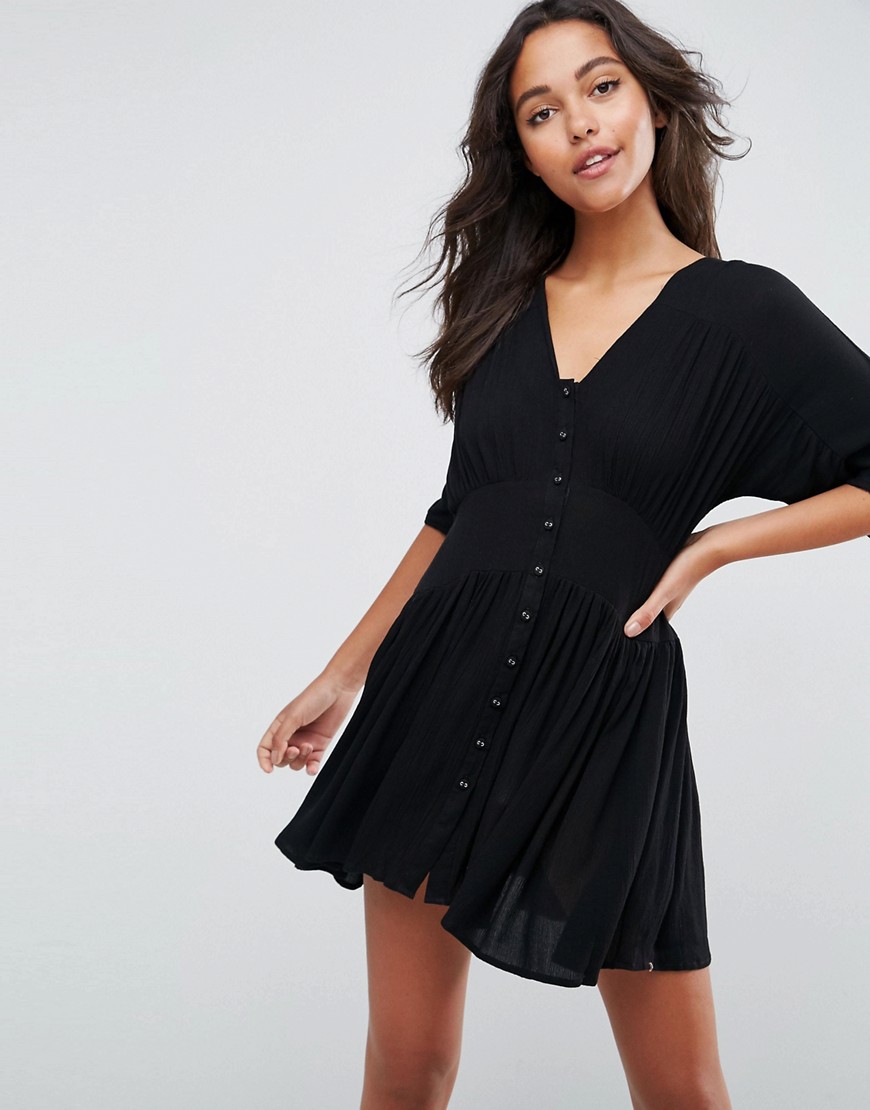 ASOS - Casual mini-jurk-Zwart