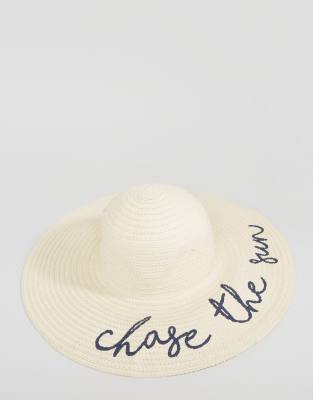 asos beach hat