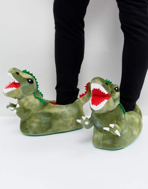 ASOS Chaussons dinosaure Vert ASOS