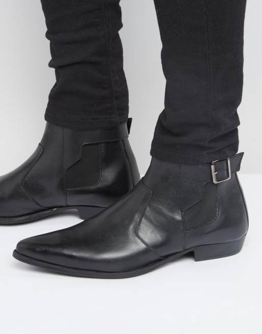 Chelsea boot cheap with buckle