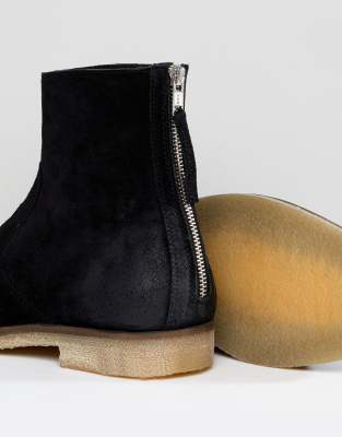 chelsea boots with zip