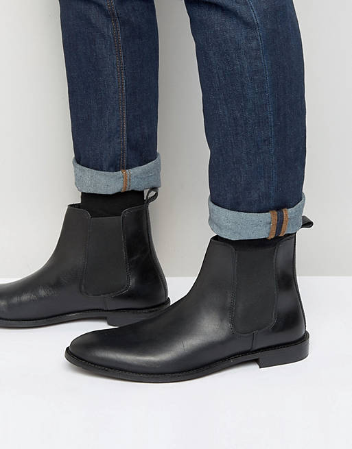ASOS Chelsea Boots in Leather | ASOS