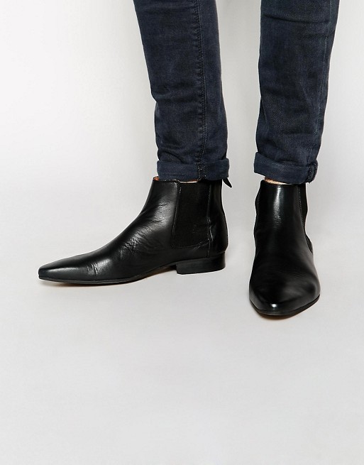 ASOS | ASOS Chelsea Boots in Leather