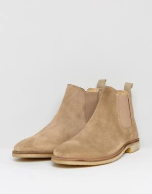 stone suede boots