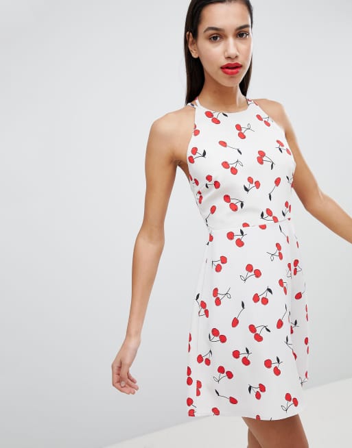 Cherry 2025 print sundress