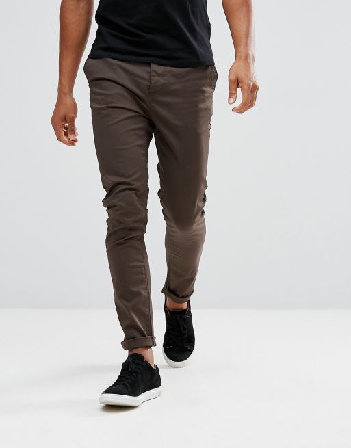 ASOS - Chino skinny marroni