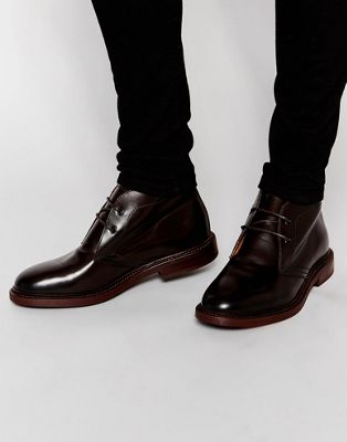 burgundy chukka boots