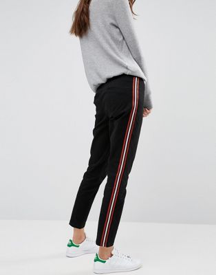 ASOS Cigarette Trousers with Side 