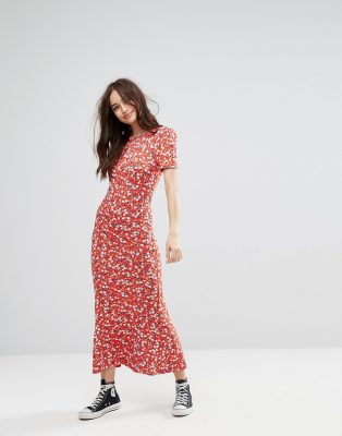 asos city maxi tea dress