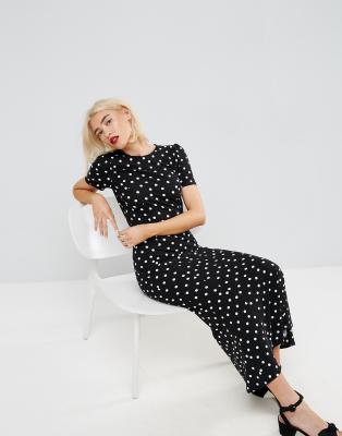asos polka dot dress