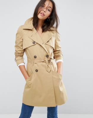 asos design classic trench coat