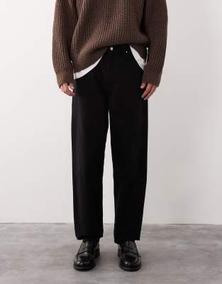 Asos Collective Asos Cltv Ac-b-251 Tapered Slim Jeans In Black